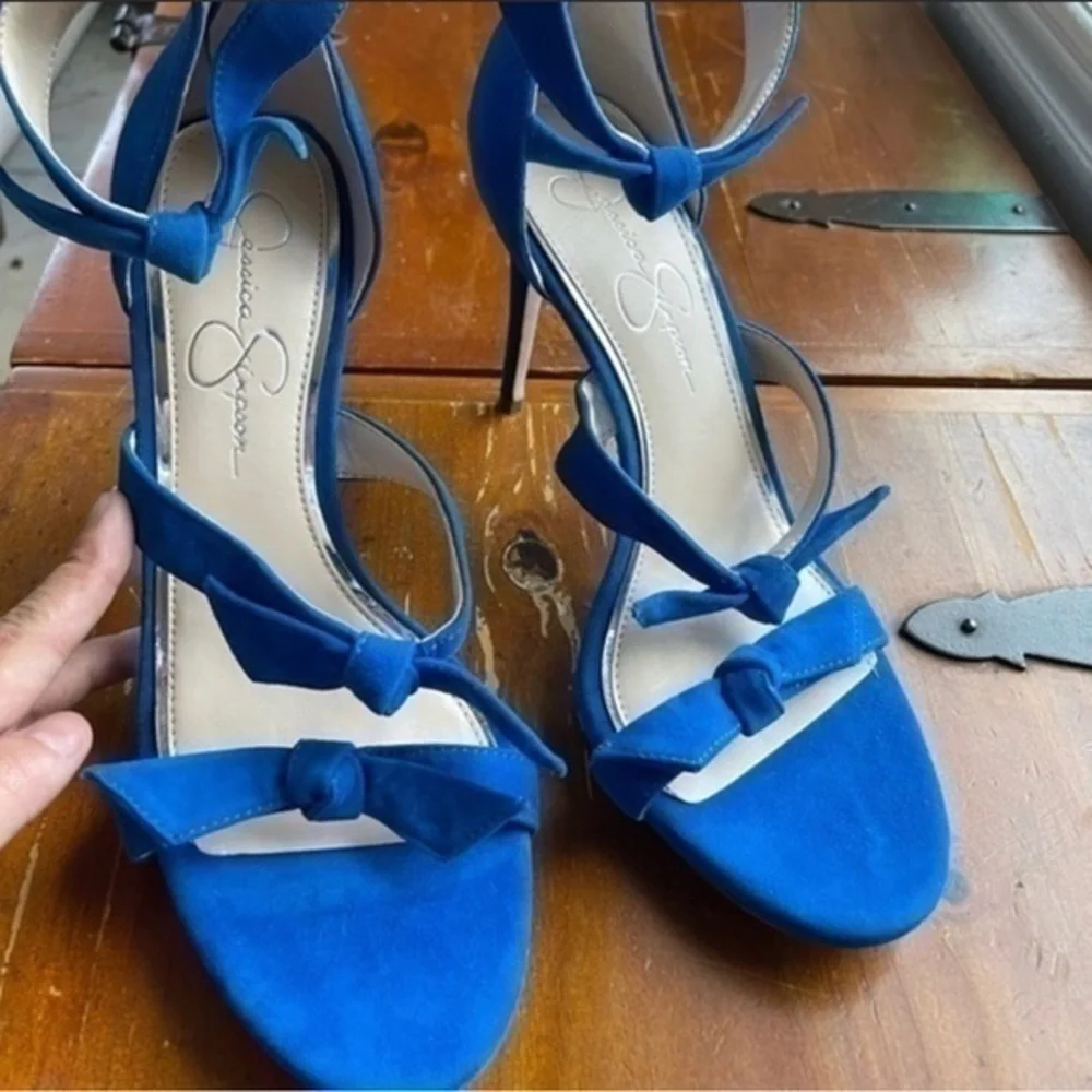 Jessica Simpson Kaycie Bow Ankle Strap Heels